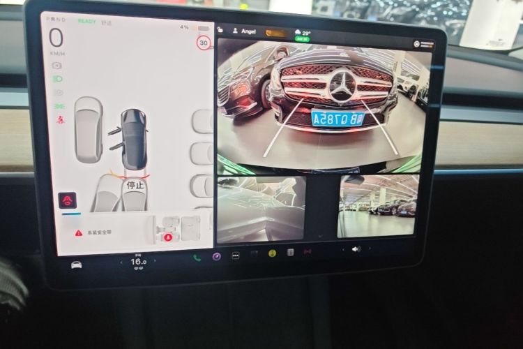 Used Tesla Model 3 2021 Revised Version Standard Range Rear-Wheel Drive Upgraded Edition 3D1 Audio And AC Panel