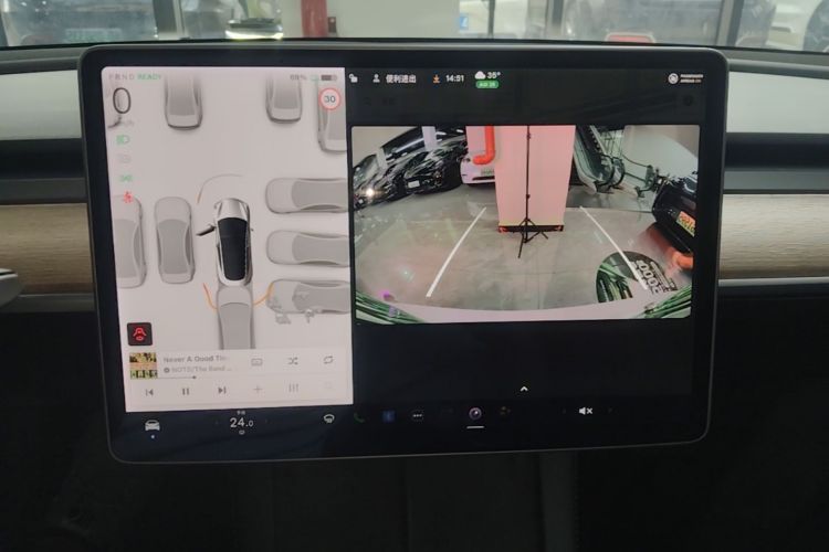 Used Tesla Model 3 2021 Standard Range Rear-Drive Upgraded Version Audio And AC Panel