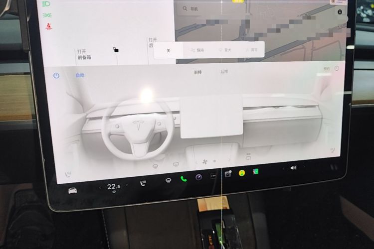 Used Tesla Model 3 2021 Standard Range Rear-Wheel Drive Upgraded Version 3D6 Audio And AC Panel