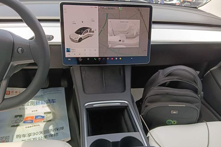 Used Tesla Model 3 2021 Standard Range Rear-Drive Upgraded Version Audio And AC Panel