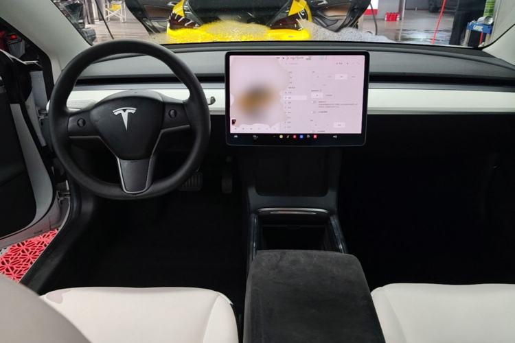 Used Tesla Model 3 2021 Revised Version Standard Range Rear-Wheel Drive Upgraded Edition 3D1 Center Console