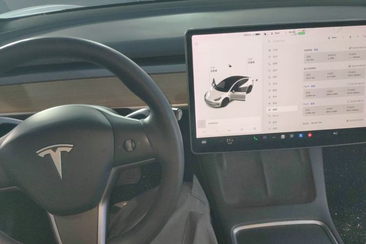 Used Tesla Model 3 2021 Standard Range Rear-Drive Upgraded Version Center Console