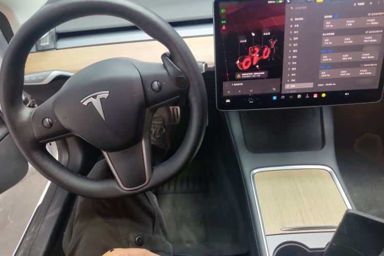 Used Tesla Model 3 2021 Revised Version II – Performance High-Performance All-Wheel-Drive Edition Center Console