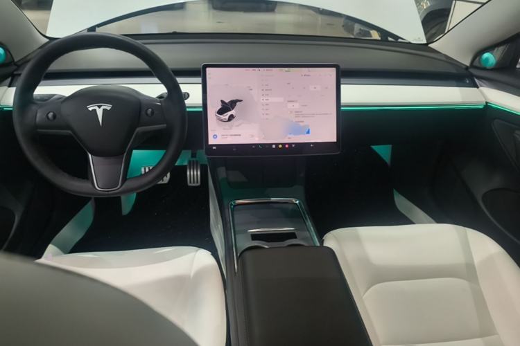 Used Tesla Model 3 2021 Revised Version II – Performance High-Performance All-Wheel-Drive Edition Center Console