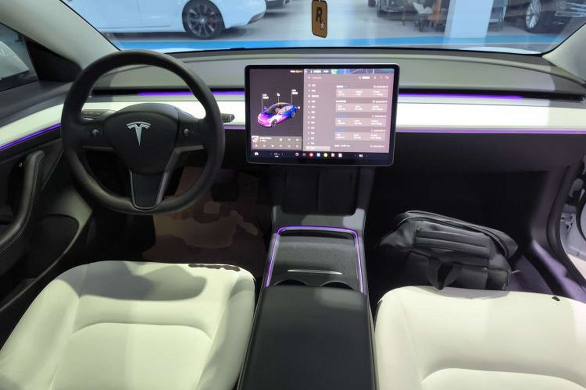 Used Tesla Model 3 2021 Standard Range Rear-Drive Upgraded Version Center Console