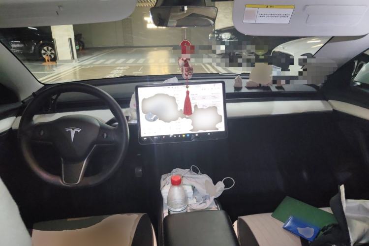 Used Tesla Model 3 2021 Revised Version Standard Range Rear-Wheel Drive Upgraded Edition 3D1 Center Console