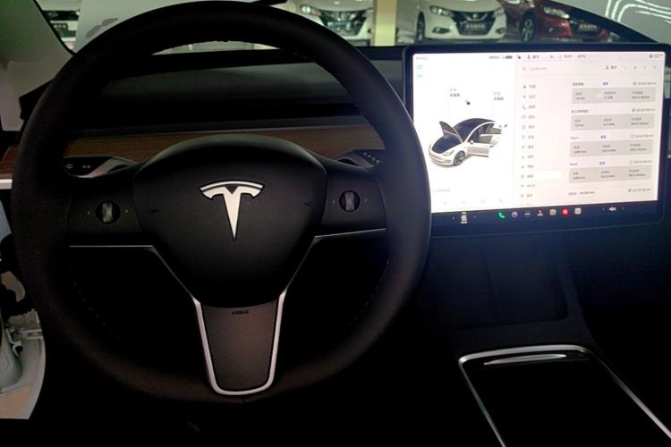 Used Tesla Model 3 2021 Revised Version Standard Range Rear-Wheel Drive Upgraded Edition 3D1 Center Console
