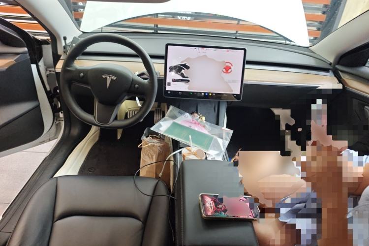 Used Tesla Model 3 2021 Performance High-Performance All-Wheel-Drive Version Center Console
