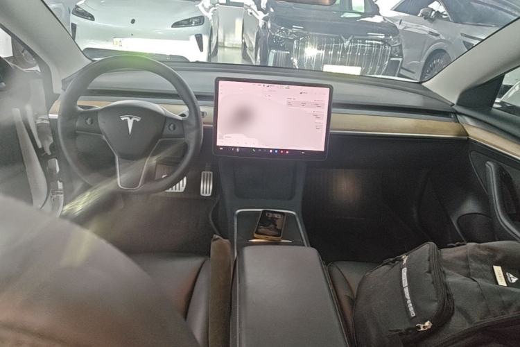 Used Tesla Model 3 2021 Performance High-Performance All-Wheel-Drive Version 3D6 Center Console