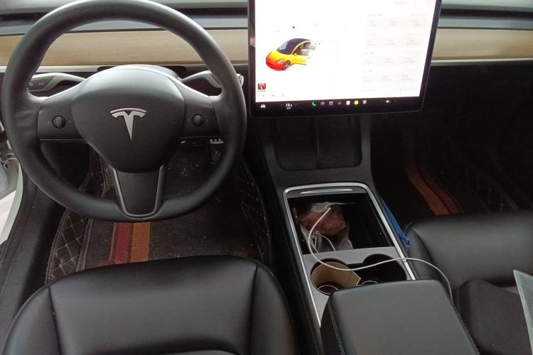 Used Tesla Model 3 2021 Performance High-Performance All-Wheel-Drive Version Center Console