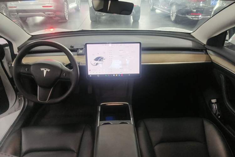 Used Tesla Model 3 2021 Revised Version Standard Range Rear-Wheel Drive Upgraded Edition 3D1 Center Console