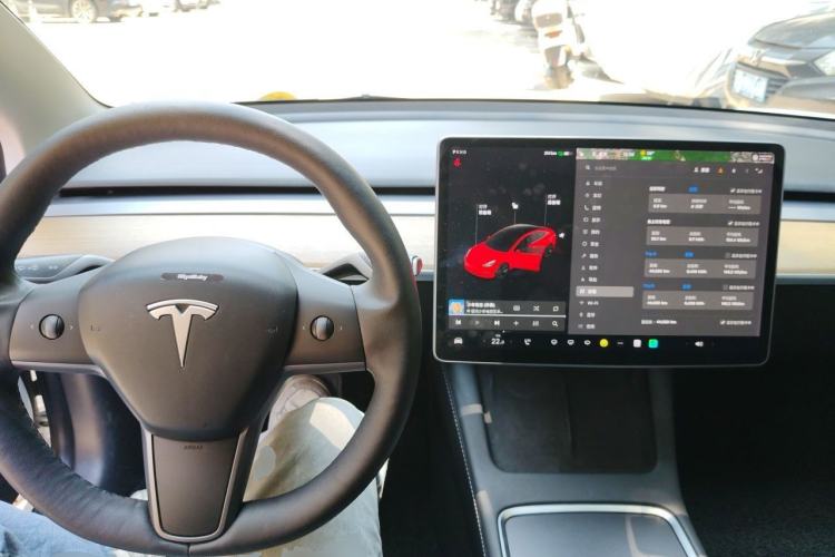 Used Tesla Model 3 2021 Revised Version Standard Range Rear-Wheel Drive Upgraded Edition 3D1 Center Console
