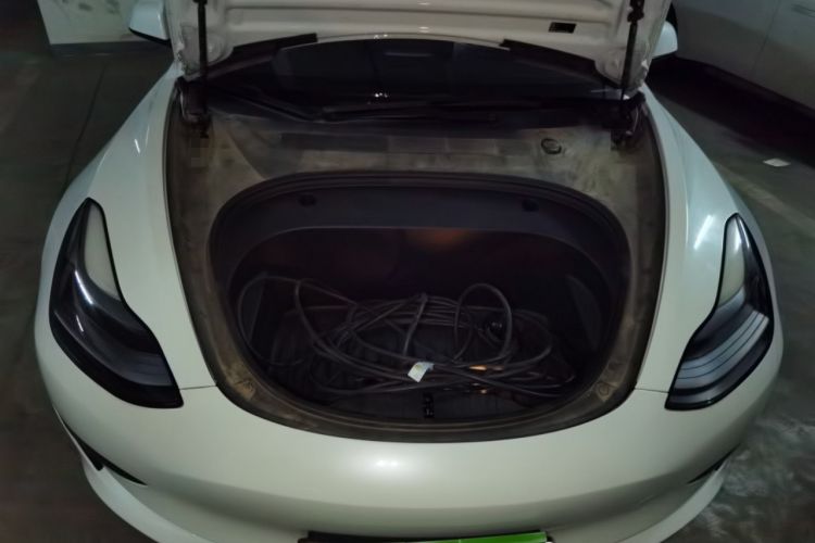 Used Tesla Model 3 2021 Standard Range Rear-Wheel Drive Upgraded Version 3D6 Engine Bay