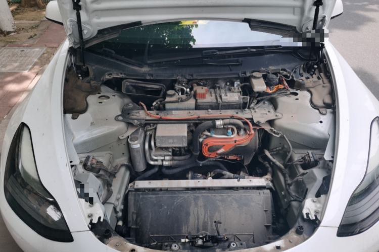 Used Tesla Model 3 2021 Revised Version Standard Range Rear-Wheel Drive Upgraded Edition 3D1 Engine Bay