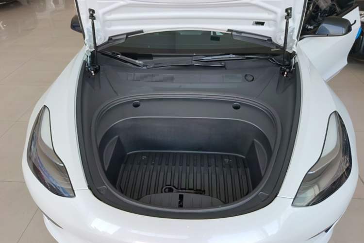 Used Tesla Model 3 2021 Standard Range Rear-Wheel Drive Upgraded Version 3D6 Engine Bay