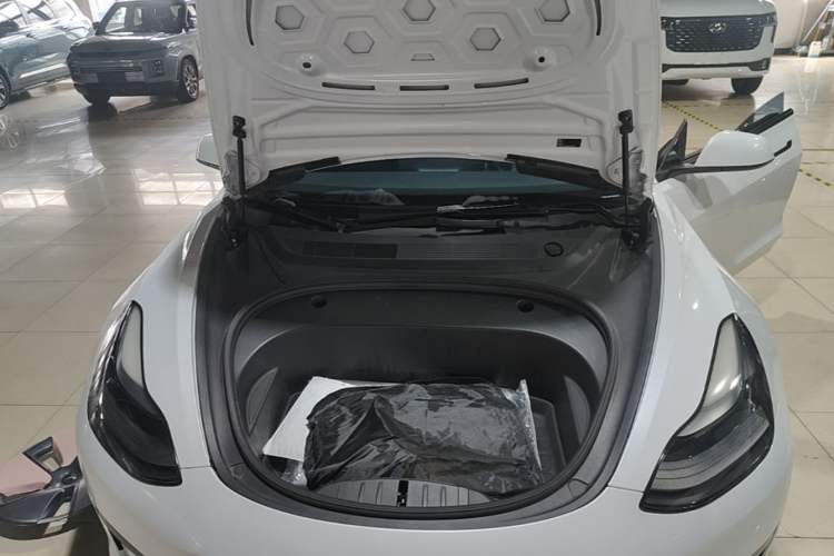 Used Tesla Model 3 2021 Standard Range Rear-Wheel Drive Upgraded Version 3D6 Engine Bay