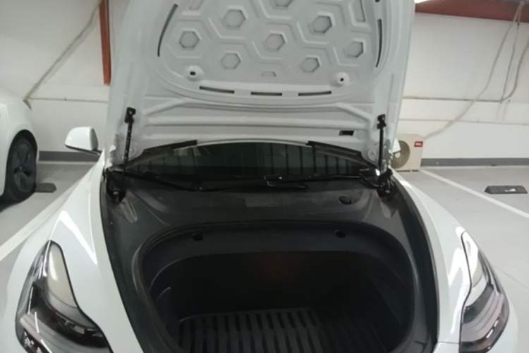 Used Tesla Model 3 2021 Standard Range Rear-Wheel Drive Upgraded Version 3D6 Engine Bay