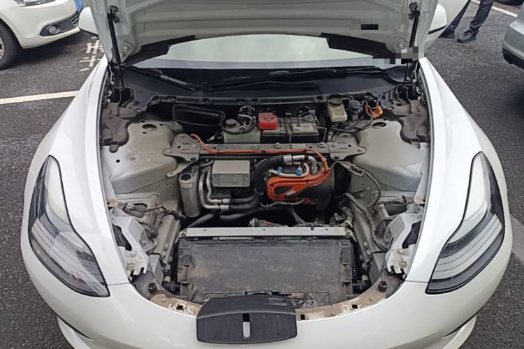 Used Tesla Model 3 2021 Standard Range Rear-Wheel Drive Upgraded Version 3D6 Engine Bay