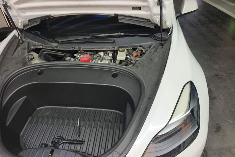 Used Tesla Model 3 2021 Performance High-Performance All-Wheel-Drive Version Engine Bay Left