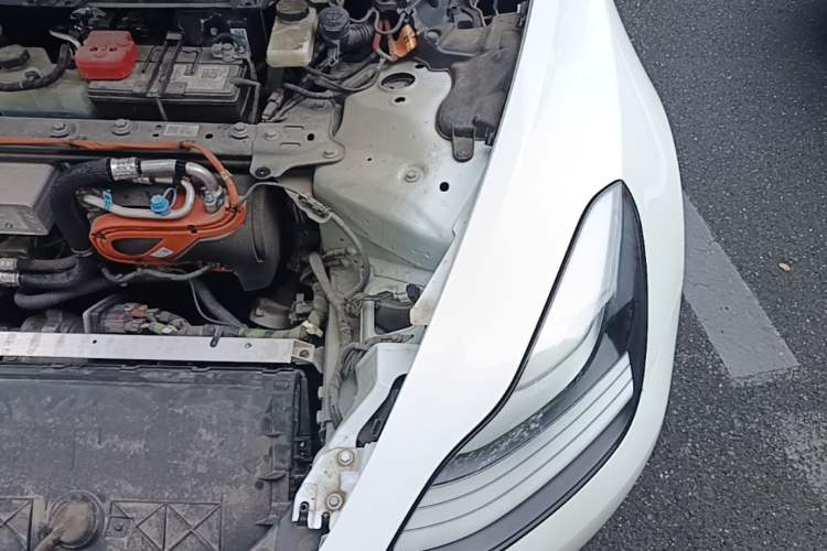 Used Tesla Model 3 2021 Standard Range Rear-Wheel Drive Upgraded Version 3D6 Engine Bay Left
