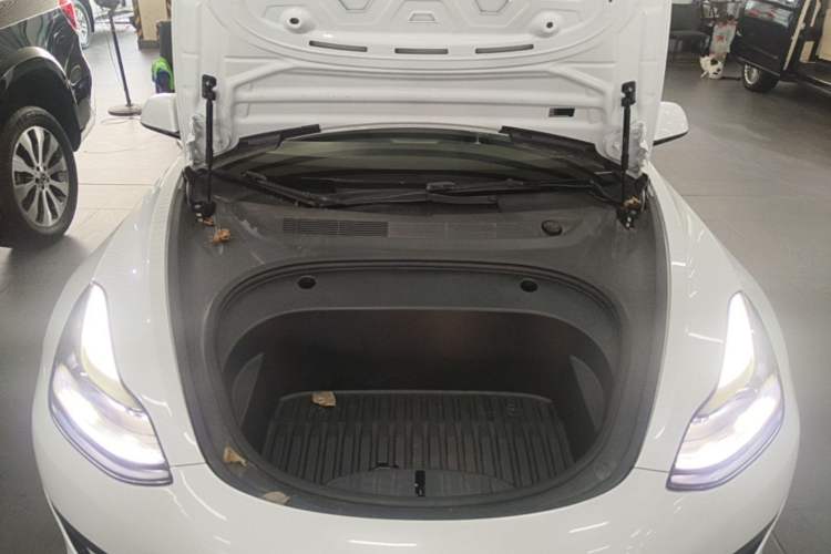 Used Tesla Model 3 2021 Revised Version Standard Range Rear-Wheel Drive Upgraded Edition 3D1 Engine Bay