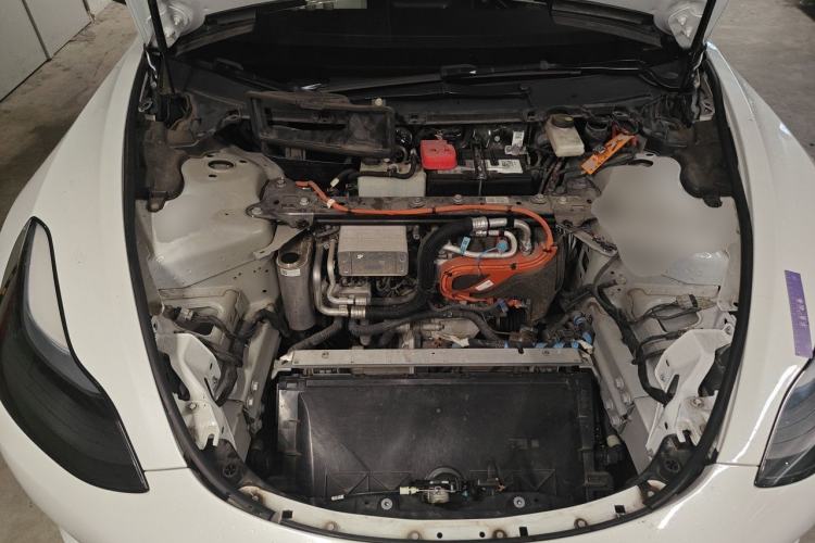 Used Tesla Model 3 2021 Performance High-Performance All-Wheel-Drive Version Engine Bay