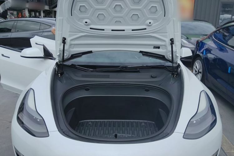 Used Tesla Model 3 2021 Performance High-Performance All-Wheel-Drive Version 3D6 Engine Bay