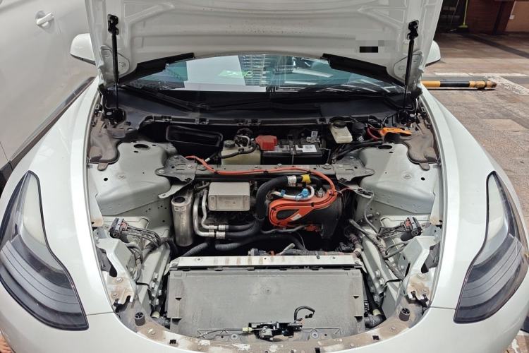 Used Tesla Model 3 2021 Standard Range Rear-Wheel Drive Upgraded Version 3D6 Engine Bay