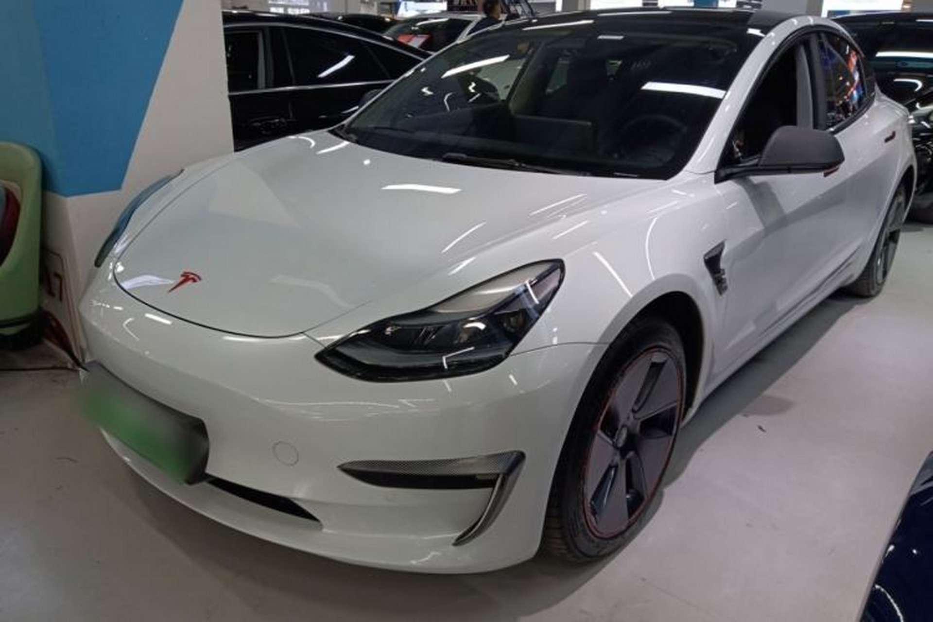 Used Tesla Model 3 2021 Standard Range Rear-Wheel Drive Upgraded Version 3D6 Front Left 45 Deg