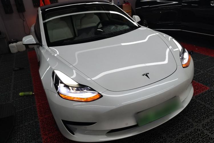 Used Tesla Model 3 2021 Revised Version Standard Range Rear-Wheel Drive Upgraded Edition 3D1 Front Right 45 Deg