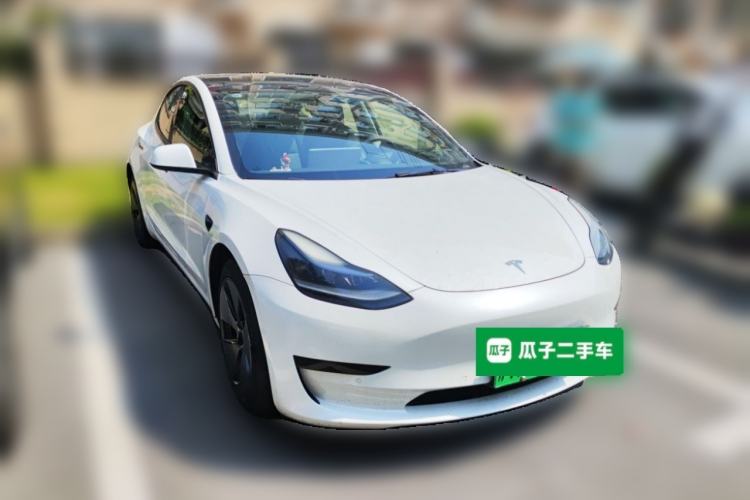 Used Tesla Model 3 2021 Standard Range Rear-Wheel Drive Upgraded Version 3D6 Front Right 45 Deg