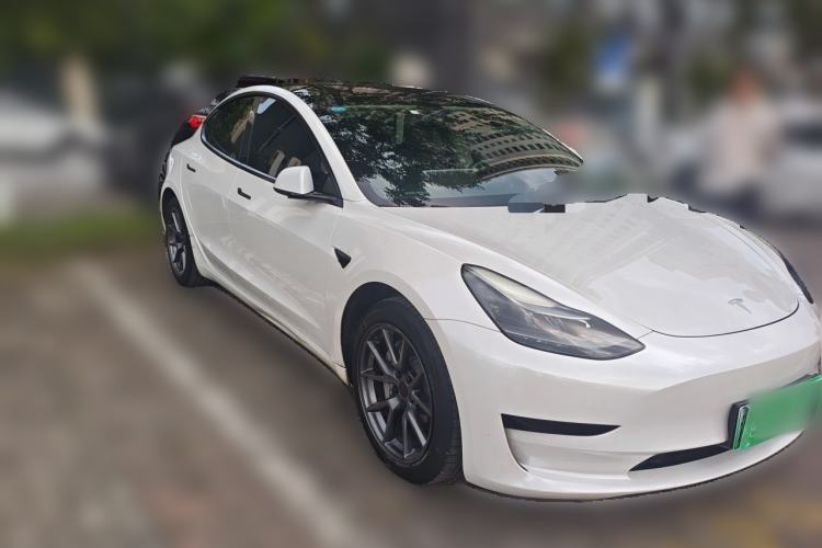 Used Tesla Model 3 2021 Revised Version Standard Range Rear-Wheel Drive Upgraded Edition 3D1 Front Right 45 Deg