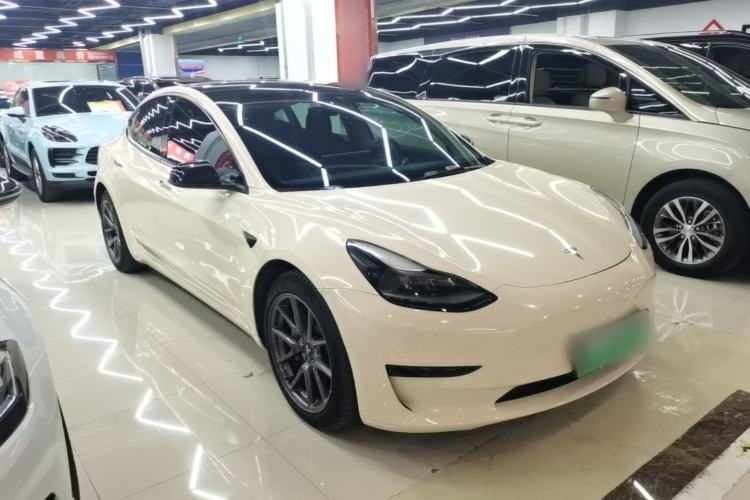 Used Tesla Model 3 2021 Standard Range Rear-Wheel Drive Upgraded Version 3D6 Front Right 45 Deg