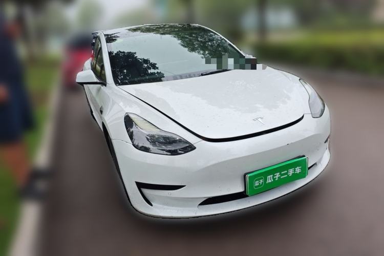 Used Tesla Model 3 2021 Standard Range Rear-Drive Upgraded Version Front Right 45 Deg