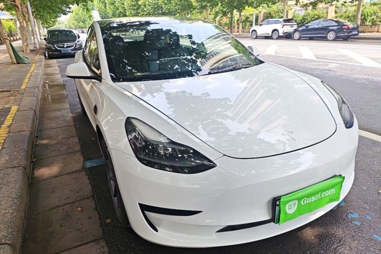 Used Tesla Model 3 2021 Revised Version Standard Range Rear-Wheel Drive Upgraded Edition 3D1 Front Right 45 Deg