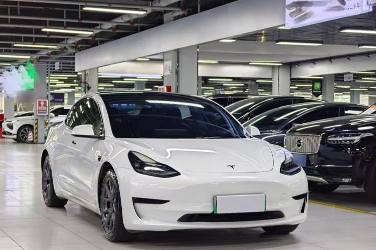 Used Tesla Model 3 2021 Standard Range Rear-Wheel Drive Upgraded Version 3D6 Front Right 45 Deg