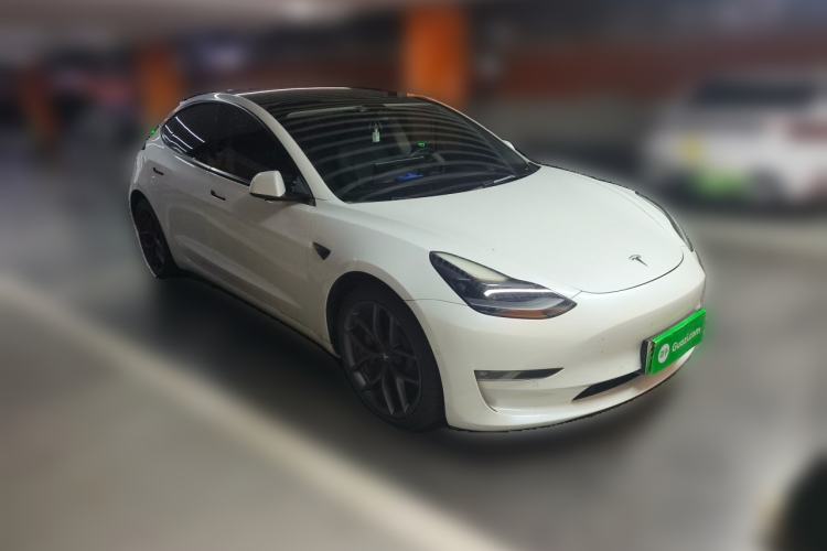 Used Tesla Model 3 2021 Performance High-Performance All-Wheel-Drive Version Front Right 45 Deg