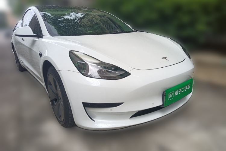Used Tesla Model 3 2021 Standard Range Rear-Drive Upgraded Version Front Right 45 Deg