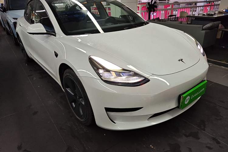 Used Tesla Model 3 2021 Revised Version Standard Range Rear-Wheel Drive Upgraded Edition 3D1 Front Right 45 Deg