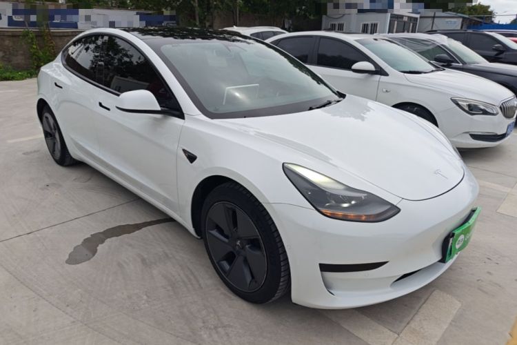 Used Tesla Model 3 2021 Revised Version Standard Range Rear-Wheel Drive Upgraded Edition 3D1 Front Right 45 Deg