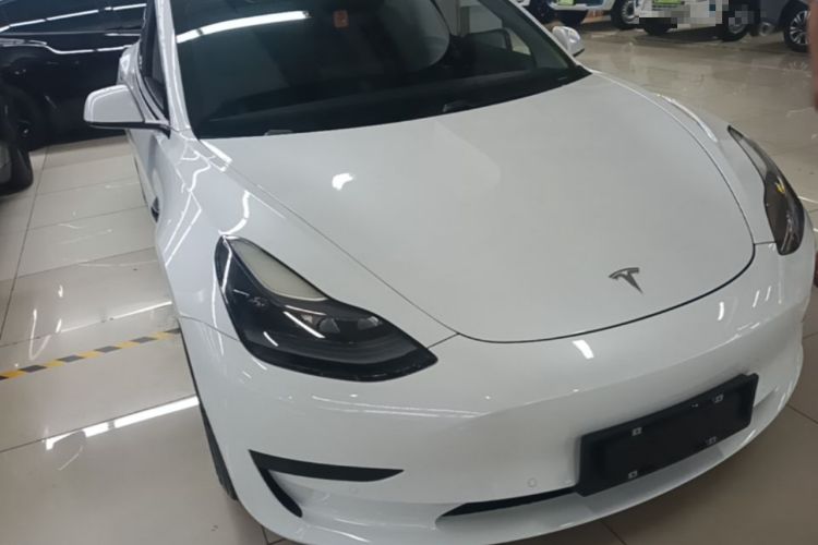 Used Tesla Model 3 2021 Standard Range Rear-Drive Upgraded Version Front Right 45 Deg