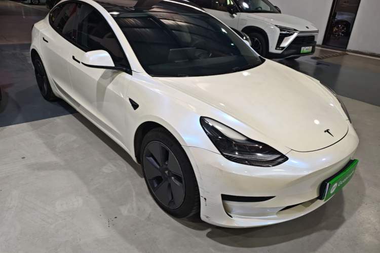 Used Tesla Model 3 2021 Standard Range Rear-Wheel Drive Upgraded Version 3D6 Front Right 45 Deg