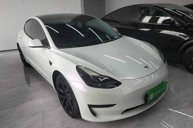 Used Tesla Model 3 2021 Revised Version Standard Range Rear-Wheel Drive Upgraded Edition 3D1 Front Right 45 Deg