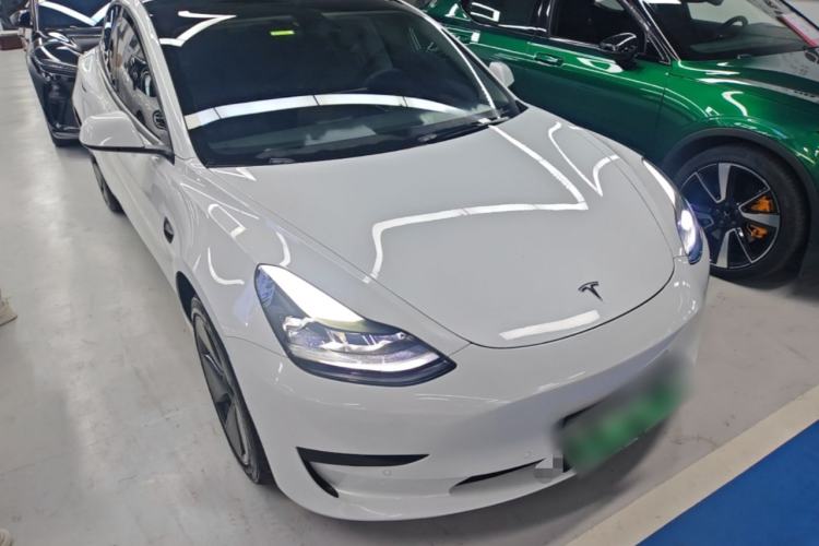 Used Tesla Model 3 2021 Revised Version Standard Range Rear-Wheel Drive Upgraded Edition 3D1 Front Right 45 Deg