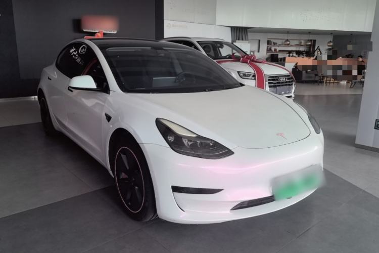 Used Tesla Model 3 2021 Standard Range Rear-Drive Upgraded Version Front Right 45 Deg