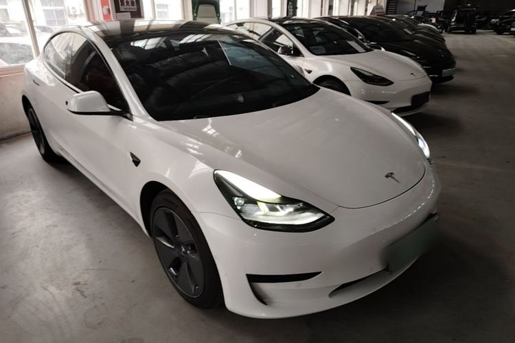 Used Tesla Model 3 2021 Revised Version Standard Range Rear-Wheel Drive Upgraded Edition 3D1 Front Right 45 Deg