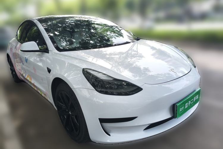 Used Tesla Model 3 2021 Revised Version Standard Range Rear-Wheel Drive Upgraded Edition 3D1 Front Right 45 Deg