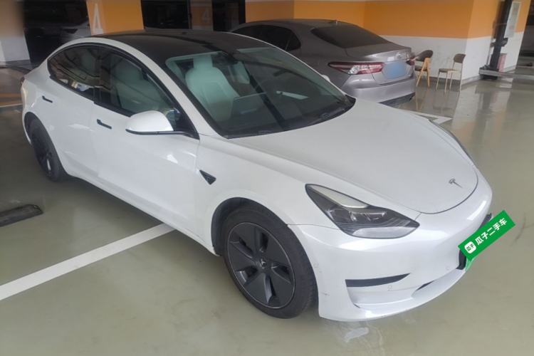 Used Tesla Model 3 2021 Standard Range Rear-Wheel Drive Upgraded Version 3D6 Front Right 45 Deg