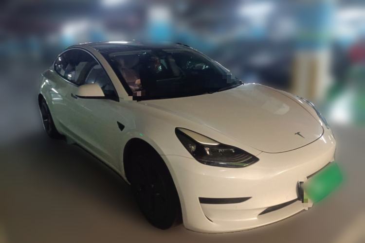 Used Tesla Model 3 2021 Standard Range Rear-Drive Upgraded Version Front Right 45 Deg