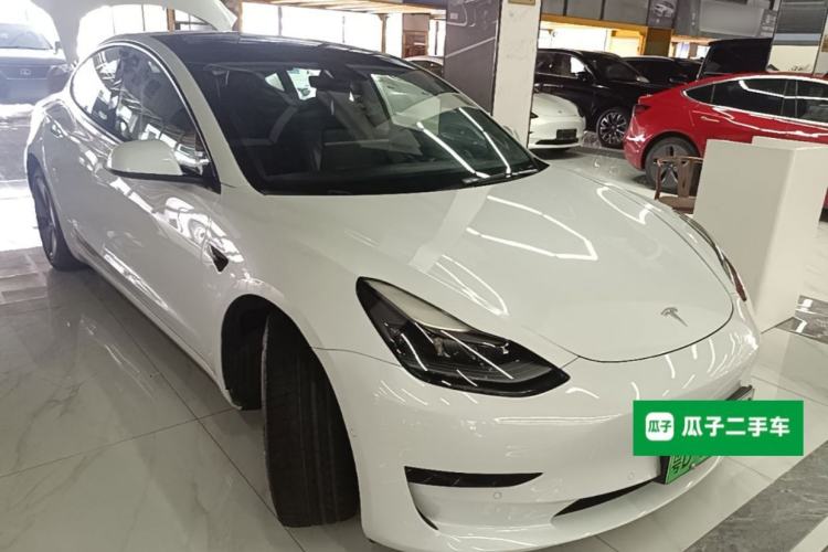 Used Tesla Model 3 2021 Revised Version Standard Range Rear-Wheel Drive Upgraded Edition 3D1 Front Right 45 Deg